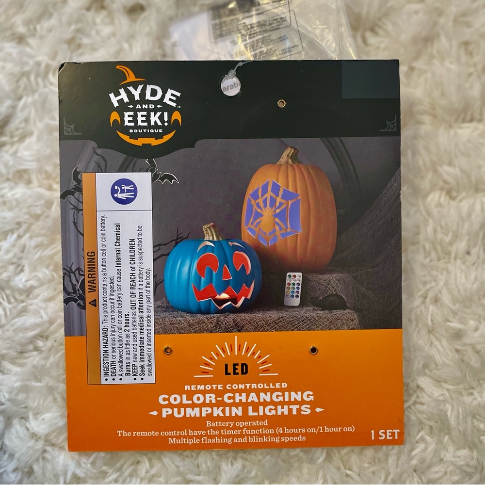 Hyde and‎ Eek Color Changing Pumpkin Lights